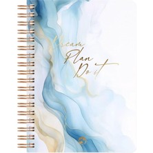 Le Color Marble Spiralli Defter Çizgili 17X24 cm