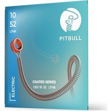 MarkEntegra Pitbull Strings Coated Seri Elektro Gitar Teli – Uzun Ömürlü, Parlak Ton, Yüksek Dayanıklılık (10-52 Lthb)