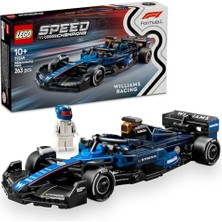 MarkEntegra LEGO Speed Champions Williams Racing FW46 F1 Yarış Arabası 77249 – 10 Yaş ve Üzeri Kız ve Erkek Çocukları ile Yetişkin Motorseverler Için Sürücü Minifigürü Içeren Yapım ve Sergileme Seti (263 Parça)