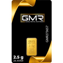 GMR 2.5 GRAM KÜLÇE ALTIN 24 AYAR