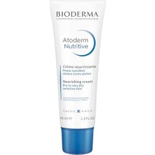 MarkEntegra Bioderma Atoderm Nutrition Çok Kuru Olgun Cilt Besleyici Nemlendirici Yüz Kremi Avokado ve Shea Yağı 40 ml