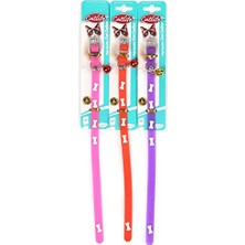 MarkEntegra Catlife Kemik Desenli Silikon Boyun Tasması Zilli Mix Color