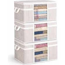 MarkEntegra 3 Adet Pencereli Kazak Hurç Organizer Düzenleyici (45 x 40 x 30)