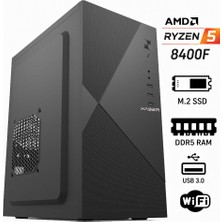 Xaser OFFICEX110 Ryzen 5 8400F 16GB Ddr5 Ram 512GB M.2 SSD GT610 Ekran Kartı Ofis Bilgisayarı
