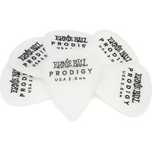 MarkEntegra Ernie Ball Standart Penalar, 2.0 Mm, Beyaz, 6'lı Paket