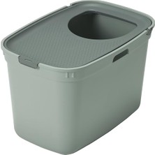 MarkEntegra Top Cat Kapalı Kedi Tuvaleti - Gri/koyu Gri 59 cm