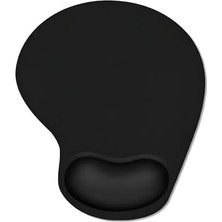 MarkEntegra Flexpad Bilek Destekli Siyah Rahat Konforlu Mouse Pad, Ergonomik Mouse Pad,ofis,ev, Siyah (Siyah)