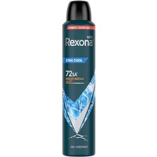 MarkEntegra Rexona Men Erkek Sprey Deodorant Xtra Cool 72 Saat Kesintisiz Üstün Koruma 200 ml