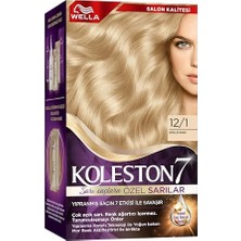MarkEntegra Koleston Supreme Kit Saç Boyası 12/1 Ekstra Küllü Sarı
