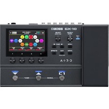 MarkEntegra Gx-10 Kompakt Gitar ve Bas Efekt Işlemcisi, GX-100 Ses Motoru, Renkli Dokunmatik Ekran, 32 Amp Tipleri ve 170  Efektleri Çok Modlu, Ayak Pedalları ve Ifade Pedalı, Aırd Teknolojisi