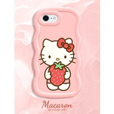 HONTINGA iPhone 6s Plus Uyumlu Kılıf Düşüme Önleyici Basitlik Anti Düşme Kamera Koruyucu Basit Pembe Yumuşak Silikon Couple Telefon Kılıfı Kitty Desen K9-0305