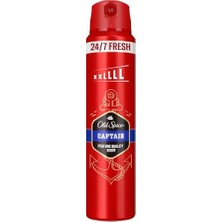 MarkEntegra Old Spice Captain Erkek Sprey Vücut Deodorantı 250 ml Xl Büyük Boy