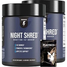 Erdo Ticaret Süper Innosupps 2 Adet Night Shred Nighttime Fat Burner 60 Caps + 1 Hediyeli Jel