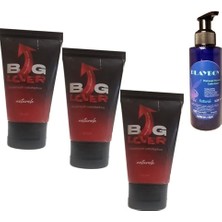 Erdo Ticaret Big Lover Biglover Erkeklere Özel 50 ml Jel 50 ml 3 Adet - Playboy Natural Personal Lubricant 125 ml