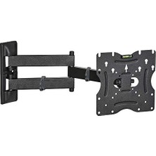 MarkEntegra Hareketli Metal Tv Askı Aparatı, 32 Inç ve 43 Inç Arası Ekranlara Uyumlu, Tüm Markalar ile Uyumlu, Televizyon Duvar Asma Aparatı, Yüksek Kalite Metal Kalınlığı, Akropat Hareketli (50-Cm)