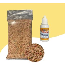 MarkEntegra Pond Stick Karışık Japon Balığı Yemi 250GR + Fish-Vit Balık Vitamini