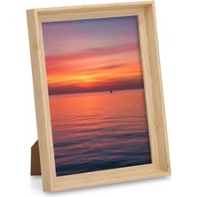 MarkEntegra Premium Serisi 21 * 29 cm Ahşap Resim Çerçevesi (A4 Boyutunda) Kahverengi