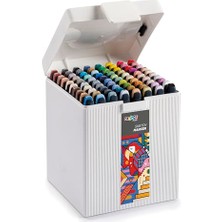 MarkEntegra Plus Sketch Marker Çift Tarafli Çizim Kalemi 80 Renk