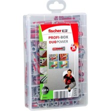 MarkEntegra Profı-Box Duopower, 132 Dübelli Dübel Kutusu (60 Adet 6 x 30, 60 Adet 8 x 40, 12 Adet 10 x 50), Evrensel Dübel, Pratik Set, Amatör ve Profesyoneller Için Dübel Kutusu, Vidasız