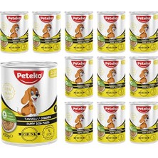 MarkEntegra Yavru Köpek Tavuklu ve Jöleli Konserve  400 gr x 12 Adet
