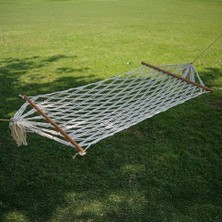 MarkEntegra Pikas Tek Kişilik Örgülü Polyester Hamak | 95×165 CM, 150  Kapasiteli, Bahçe/balkon/kamp Için Ideal Çözüm