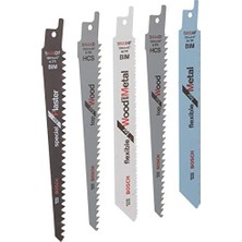 MarkEntegra Bosch Home And Garden Akülü Panter Testere Keo Için 5 Parça Panter Testere Bıçağı Seti, Yeşil