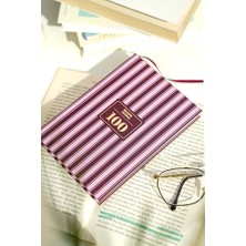 MarkEntegra Kitap Okuma Günlüğü Reading Journal Bordo