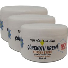 Erdo Ticaret Corex Çörek Otu Kremi 3 Adet 200 ml Kremi