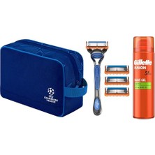 MarkEntegra Gillette Fusion5 Erkekler Için Tıraş Makinesi ve 200 ml Tıraş Jeli