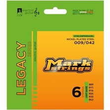 MarkEntegra Mark Strings Legacy Nickel Plated Steel 09-42 Elektro Gitar Teli
