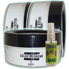 Erdo Ticaret Süper Sülük Merhemi Bakım Kremi 3X50 Ml+30 ml Çörek Otu Yağ ile