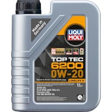 MarkEntegra Liqui Moly Top Tec 6200 0W-20 1 Litre Otomotiv Bakım Ürünü
