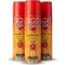 Eurogas Çakmak Gazı 3lü Set