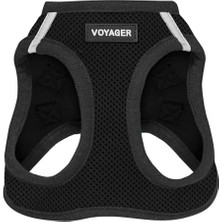 MarkEntegra Voyager Step-In Air Köpek Koşum Takımı - Küçük ve Orta Ölçekli Köpekler Için Yeleğe Tüm Hava Mesh Adım  Black, L