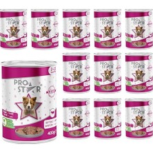 MarkEntegra Yavru Köpek Biftekli Pate 400 gr x 12 Adet