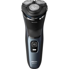 MarkEntegra Philips 3000 Serisi Tıraş Makinesi, Islak ve Kuru Kullanım, 5d Esnek Başlık, Powercut Bıçaklar, Hassas Ciltler Için, S3144/00
