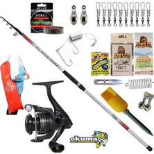 Okuma Revenger RV-6000A 360CM 100-200GR Black Fight Profesyonel Olta Takımı Seti