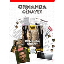 MarkEntegra Mysterious Cases Ormanda Cinayet, Seri Katil Dosyası, Dedektif Kutu Oyunu, Cinayet Gizemi Temalı, 16+ Yaş, 1-5 Oyuncu