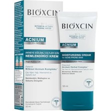 MarkEntegra Bioxcin Acnium Sebum Dengeleyici Nemlendirici Krem 50 ml – Yağlı ve Akneye Eğilimli Ciltler Için Hafif Nemlendirici