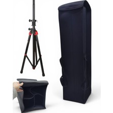 Verda Imza 4"li Kabin Hoparlör Standı Sehpası Için Soft Case Taşıma Çantası - Hoparlör Ayağı Kılıfı.