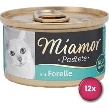Miamor Pastete Alabalıklı Kedi Konservesi 85 gr x 12 Adet