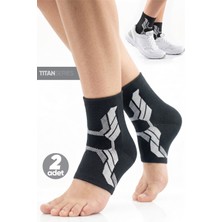 Novus Corpus NoCo 2'li Ortopedik Spor Ayak Bilekliği Unisex Spor Antrenman Gym Koşu Fitness Ayak Bileği Koruyucu