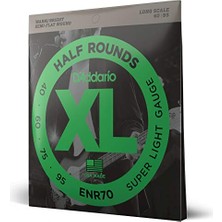 MarkEntegra ENR70 Bass Xl Nickel Saitensatz 0,10 cm - 0,24 cm (.040 - .095 Zoll)