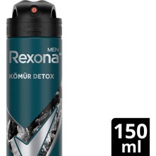 Rexona Men Erkek Sprey Deodorant Kömür Detox 150 ml