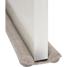 MarkEntegra Kumaş Kapı Altı Rüzgar Önleyici 70-90 cm | Isı, Toz ve Koku Yalıtımlı Özel Köpük Dolgulu | Yıkanabilir Kapı Altı Sünger Bariyer | Antrasit, Ekru, Kahverengi (Kahverengi)