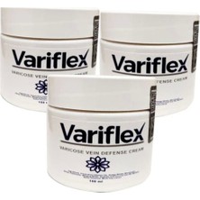 Erdo Ticaret Variflex West & Month Variflex Varicose Vein Defense Cream 150 ml x 3 Adet