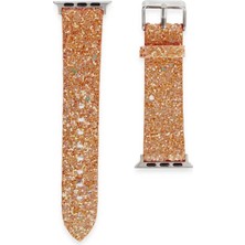 Newface Apple Watch 38MM Starry Taşlı Kordon - Pudra