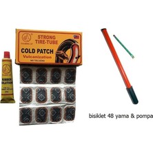 Bisiklet Plastik Pompa Rekorlu &amp; Yama Seti