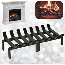 Aktepe Group 48 cm x 32 cm 8 Çubuklu Ekstra Şömine Izgarası Dar Gözlü Izgara