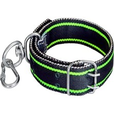 MarkEntegra Köpek Boyun Tasması Büyük Irk 82CM Turuncu Çift Tokalı Kilitli Karabinalı, 01639101101101